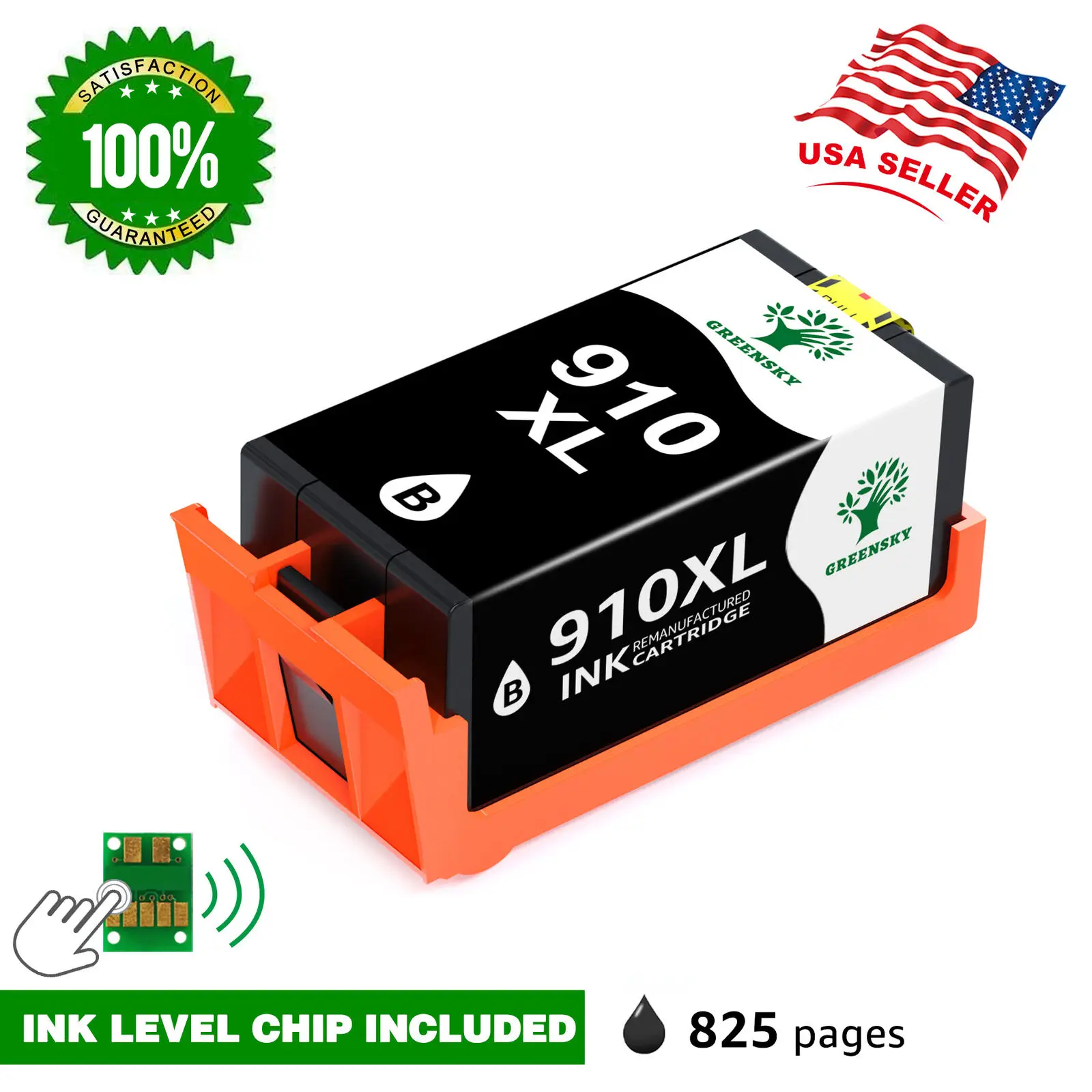 Сменный картридж с черными чернилами 1PK 910XL для HP OfficeJet Pro 8010 8020 8030
Сменный картридж с черными чернилами 1PK 910XL для HP OfficeJet Pro 8010 8020 8030