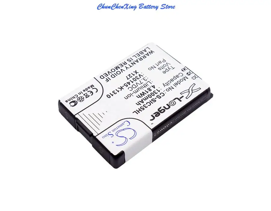 CS-SIC35HL 1300mAh Battery L36880-N5401-A102 for Siemens 3506, 3508, 3518, 3568, 3608, C35,C35e,C35i,M35,P35,S35, S35i,S46,S47
CS-SIC35HL 1300mAh Battery L36880-N5401-A102 for Siemens 3506, 3508, 3518, 3568, 3608, C35,C35e,C35i,M35,P35,S35, S35i,S46,S47