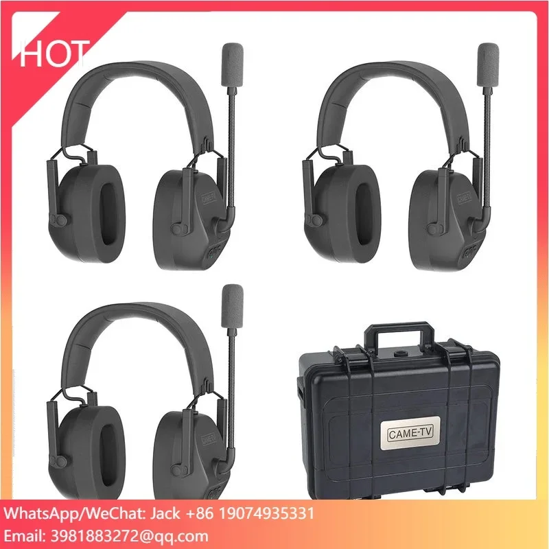 Full Duplex 1500 Feet Noise Cancelling Communication Headphone Broadcast Wireless Headset Intercom System
Full Duplex 1500 Feet Noise Cancelling Communication Headphone Broadcast Wireless Headset Intercom System