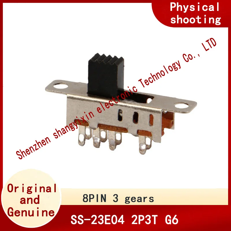double-row 8-pin toggle switch with screw hole lug transfer power switch SS-23E04 2P3T Three-speed vertical
double-row 8-pin toggle switch with screw hole lug transfer power switch SS-23E04 2P3T Three-speed vertical