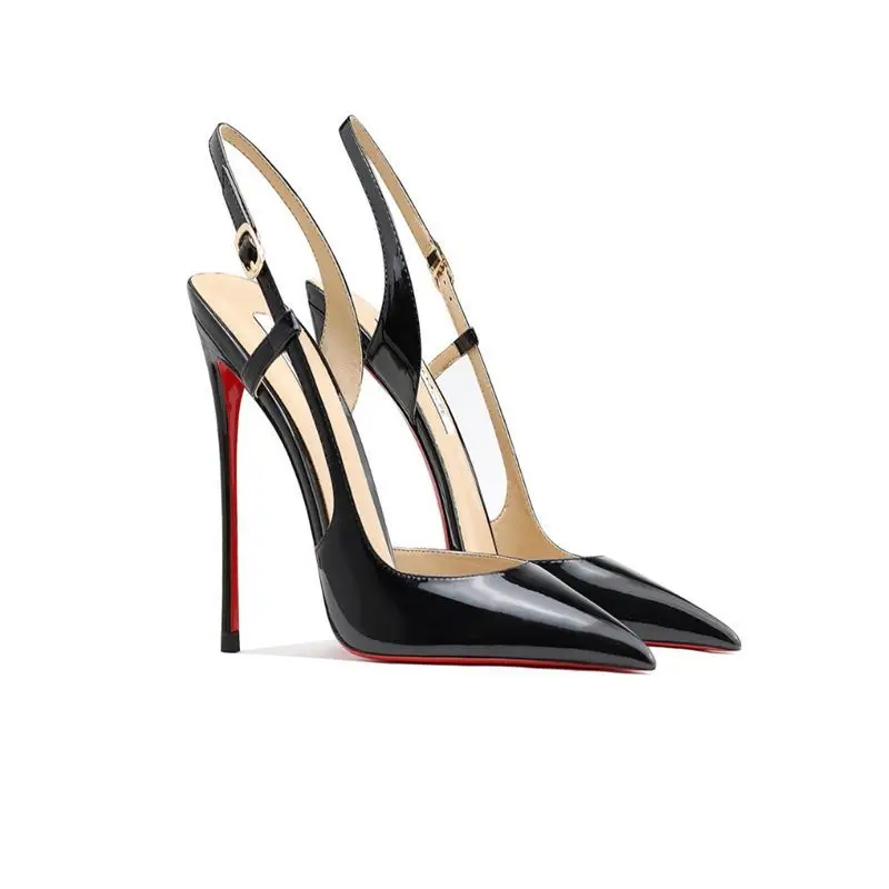 High Heels for Women Summer New Pointed Toe Black One-Strap Closed-Toe Sexy Side Open Sandals Fashionable
High Heels for Women Summer New Pointed Toe Black One-Strap Closed-Toe Sexy Side Open Sandals Fashionable