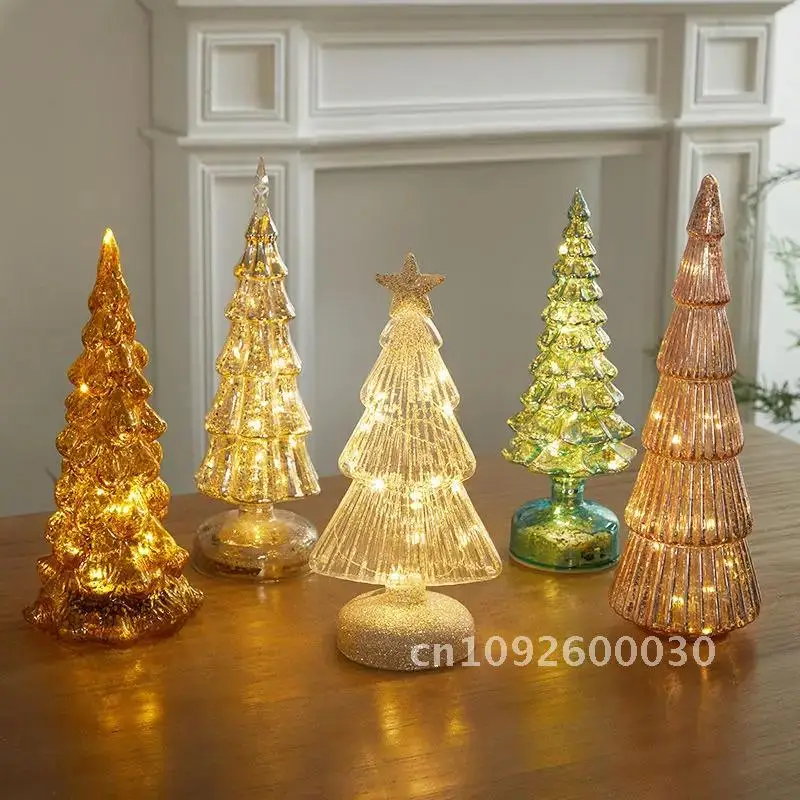 Glowing Luminous Christmas Tree Ornaments Home Glass Desktop Decoration Xmas Night Gift Led Light Party Festival Kid Decorations
Glowing Luminous Christmas Tree Ornaments Home Glass Desktop Decoration Xmas Night Gift Led Light Party Festival Kid Decorations