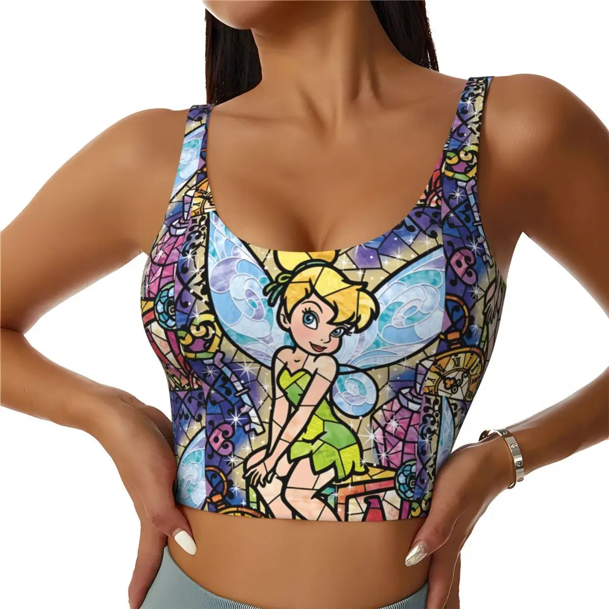 Custom High Impact Tinkerbell Fairy Manga Sports Bra for Women Cartoons Gym Workout Yoga Crop Top
Custom High Impact Tinkerbell Fairy Manga Sports Bra for Women Cartoons Gym Workout Yoga Crop Top