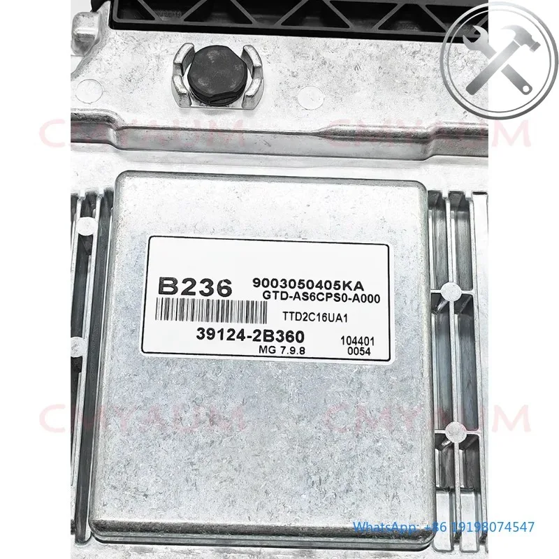 ECU 39124-2B360 B236 MG7.9.8 Engine Control Unit For Cerato 1.6L Petrol
ECU 39124-2B360 B236 MG7.9.8 Engine Control Unit For Cerato 1.6L Petrol