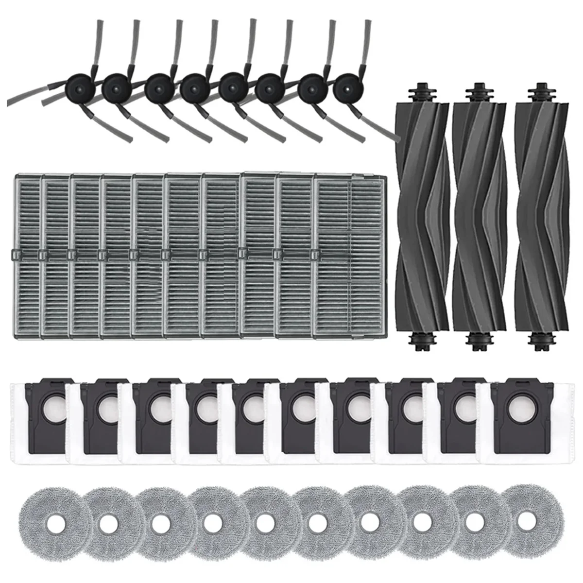 For Dreame X40 Ultra/ X40Pro Accessories Rubber Roller Side Brush Filter Mop Pads Rags Dust Bag Robot Vacuum Spare Parts
For Dreame X40 Ultra/ X40Pro Accessories Rubber Roller Side Brush Filter Mop Pads Rags Dust Bag Robot Vacuum Spare Parts