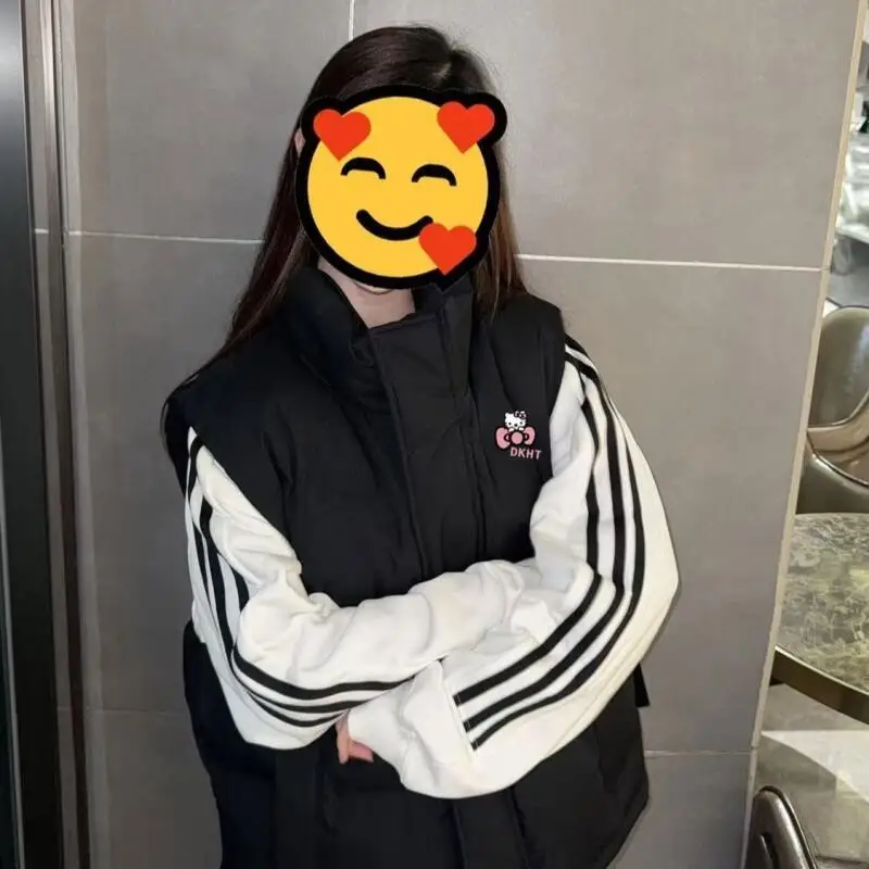 Зимний жилет Kitty Cat, женский теплый жилет, свободный, в студенческом стиле, теплый, милый, повседневный, дышащий, удобный, с принтом, Лидер продаж
Зимний жилет Kitty Cat, женский теплый жилет, свободный, в студенческом стиле, теплый, милый, повседневный, дышащий, удобный, с принтом, Лидер продаж