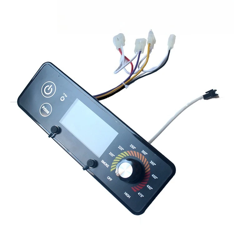 Wood pellet smoked oven temperature controller supports furnace temperature meat temperature display LCD screen
Wood pellet smoked oven temperature controller supports furnace temperature meat temperature display LCD screen