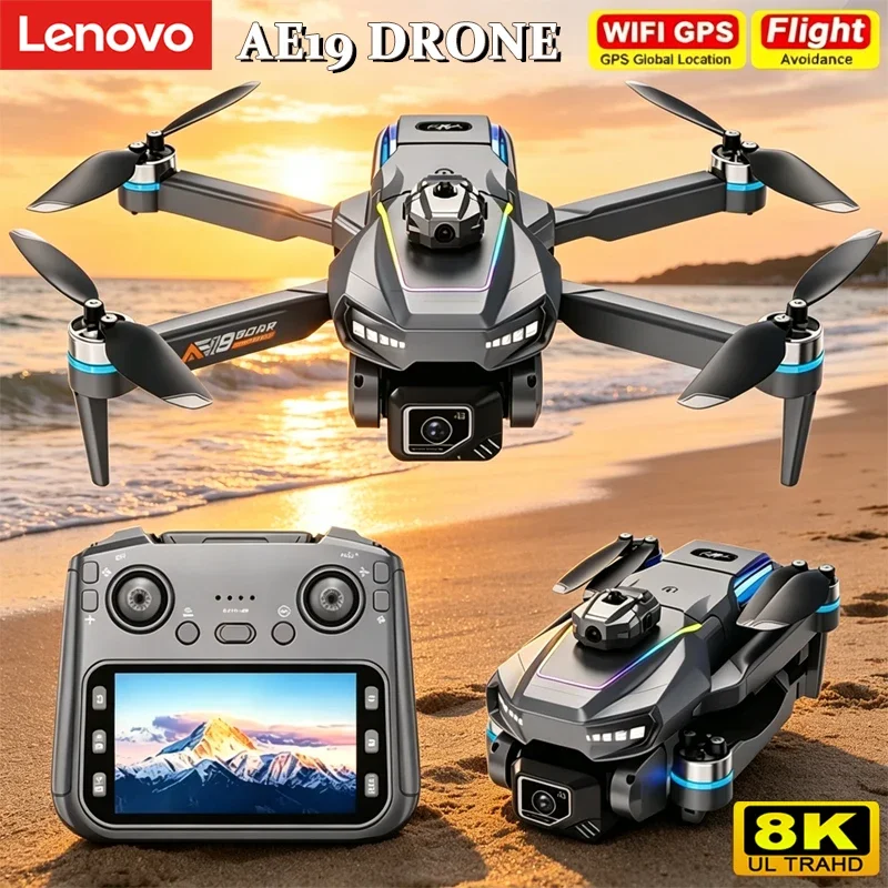 Lenovo AE19 Drone 4K HD Dual Camera with Brushless Motor Infrared Obstacle Avoidance Dual Camera Optical Flow Positioning
Lenovo AE19 Drone 4K HD Dual Camera with Brushless Motor Infrared Obstacle Avoidance Dual Camera Optical Flow Positioning