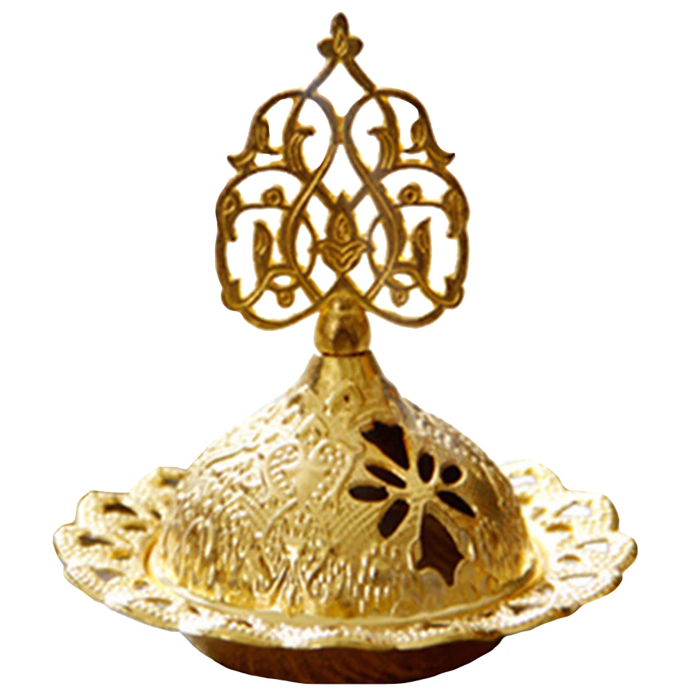 1pc Metal Incense Burner Arab Style Censer Holder Hollow Golden Tree Oil Burner Iron Creative Middle Eastern Design
1pc Metal Incense Burner Arab Style Censer Holder Hollow Golden Tree Oil Burner Iron Creative Middle Eastern Design