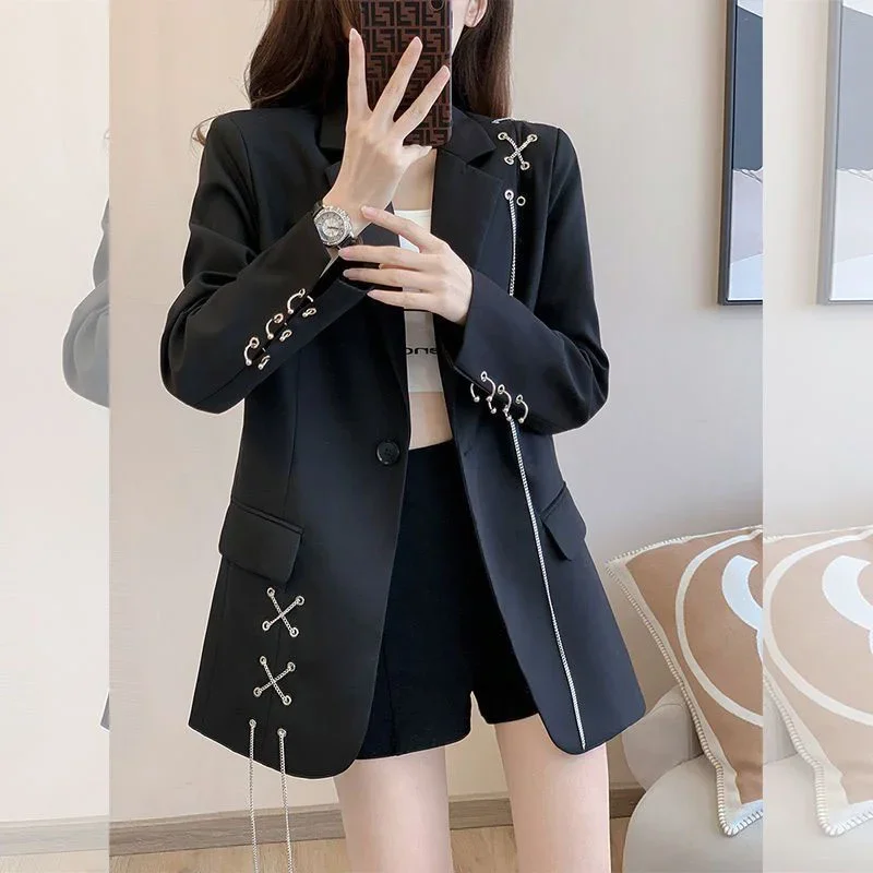 LIBIELIY Korean New 2025 Ladies Blazer Women Fashion Spring Autumn Retro British Style Loose Casual Tops Female Blazer Outerwear
LIBIELIY Korean New 2025 Ladies Blazer Women Fashion Spring Autumn Retro British Style Loose Casual Tops Female Blazer Outerwear