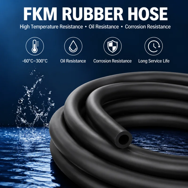 Black 1M FKM Fluoroelastomer Hose Corrosion-Resistant Petrol Oil Transfer Tube ID 2mm to 19mm for Automotive And Industrial Use
Black 1M FKM Fluoroelastomer Hose Corrosion-Resistant Petrol Oil Transfer Tube ID 2mm to 19mm for Automotive And Industrial Use