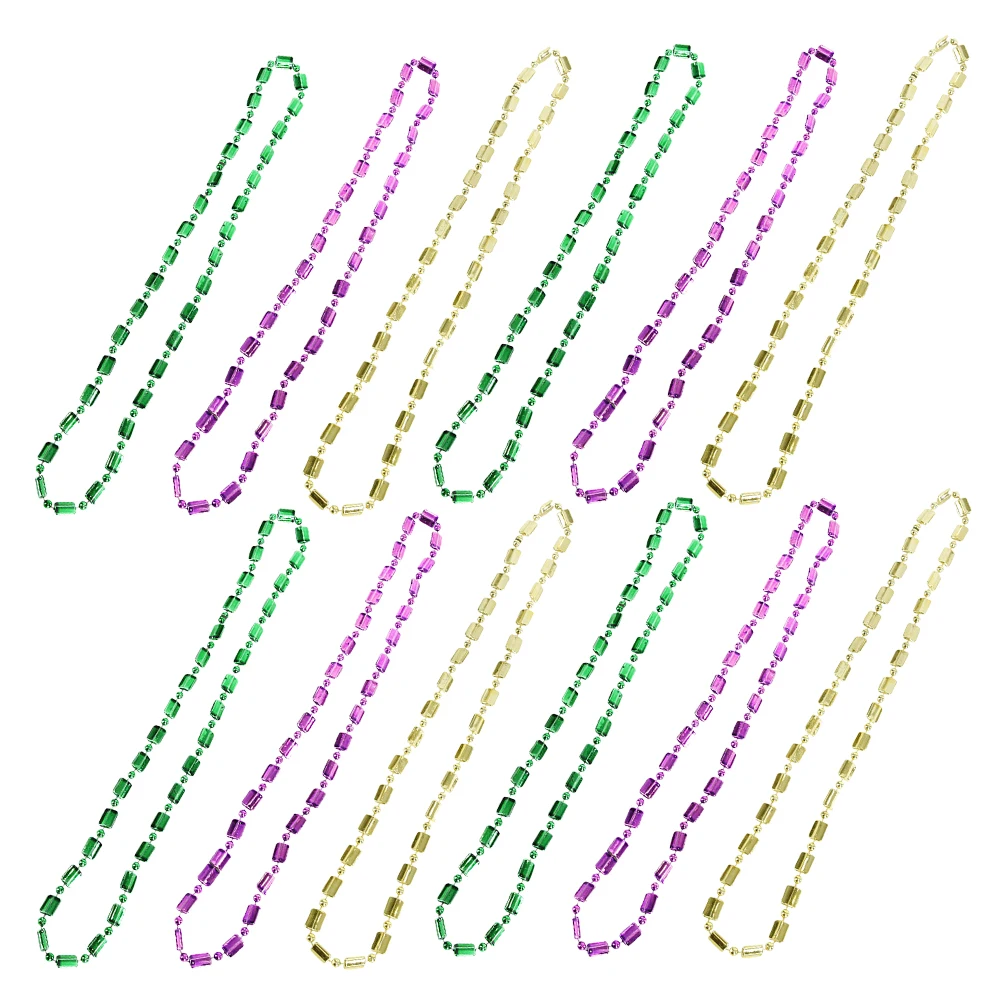 12pcs Beaded Necklace Carnival Party Accessories Green Purple Golden Mexican Festival Jewelry Theme Event Costumes
12pcs Beaded Necklace Carnival Party Accessories Green Purple Golden Mexican Festival Jewelry Theme Event Costumes