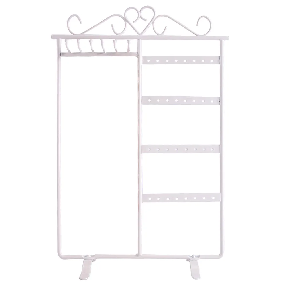 Подставка для ювелирных изделий, белый железный органайзер для серег, браслетов, колец, ожерелий, стеллаж для хранения в винтажном стиле, ювелирных изделий
Подставка для ювелирных изделий, белый железный органайзер для серег, браслетов, колец, ожерелий, стеллаж для хранения в винтажном стиле, ювелирных изделий