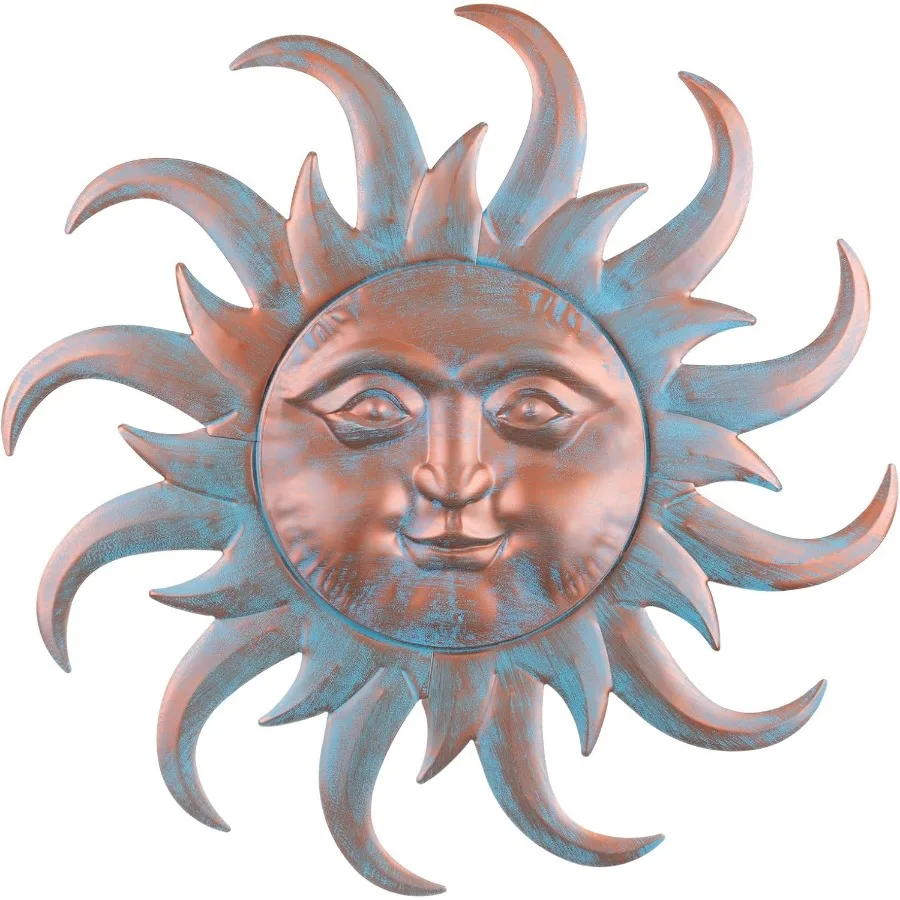 VZVXCC Sun Metal Wall Art Outdoor Decor - Cute Sun Face Metal Wall Sculpture Statues Wall Art Hanging Decoration for Indoor Out
VZVXCC Sun Metal Wall Art Outdoor Decor - Cute Sun Face Metal Wall Sculpture Statues Wall Art Hanging Decoration for Indoor Out