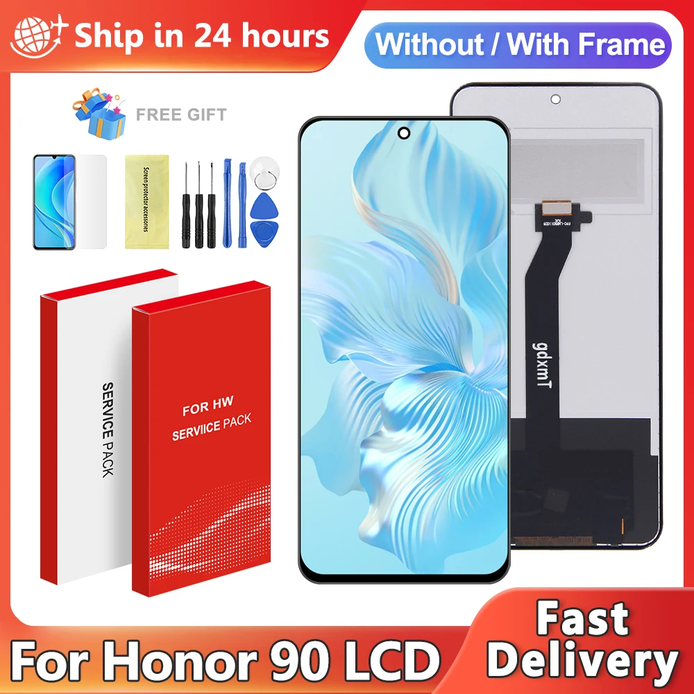 Display For honor 90 REA-AN00, REA-NX9 LCD Display Touch Screen Digitizer assembly replacement For honor90 Display Screen
Display For honor 90 REA-AN00, REA-NX9 LCD Display Touch Screen Digitizer assembly replacement For honor90 Display Screen