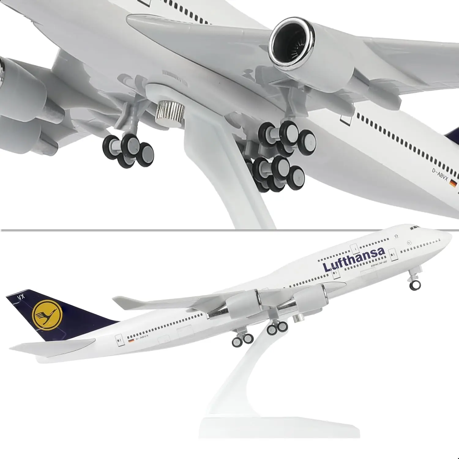 30cm Diecast Resin Airplane Model 1/240 Scale Lufthansa B747 With Display Stand Wheel Collectible Aircraft For Aviation Gift
30cm Diecast Resin Airplane Model 1/240 Scale Lufthansa B747 With Display Stand Wheel Collectible Aircraft For Aviation Gift