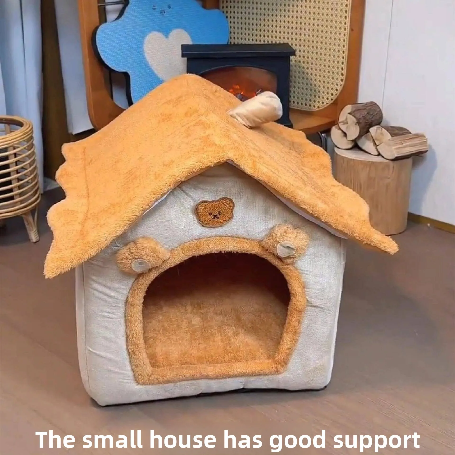 Cute Little House Nest Winter Thi Warm Semi-Closed Detachable Waable Pet S Bed Dog Bed Indoor Pet Heating Tool
Cute Little House Nest Winter Thi Warm Semi-Closed Detachable Waable Pet S Bed Dog Bed Indoor Pet Heating Tool
