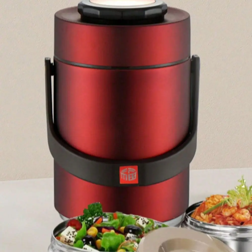3-Layer Stackable Insulated Food Jar | 1.5L/2.0L/2.3L Stainless Steel Bento Lunch Box | Heat-Retaining And Portable | Ideal For
3-Layer Stackable Insulated Food Jar | 1.5L/2.0L/2.3L Stainless Steel Bento Lunch Box | Heat-Retaining And Portable | Ideal For