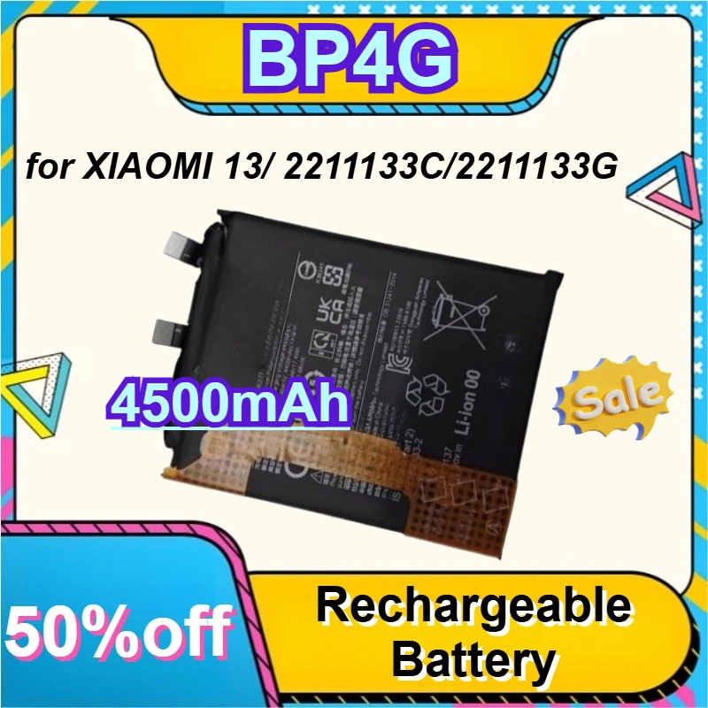 BP4G Battery for XIAOMI 13 Phone Replacement Bateria BATTERY
BP4G Battery for XIAOMI 13 Phone Replacement Bateria BATTERY
