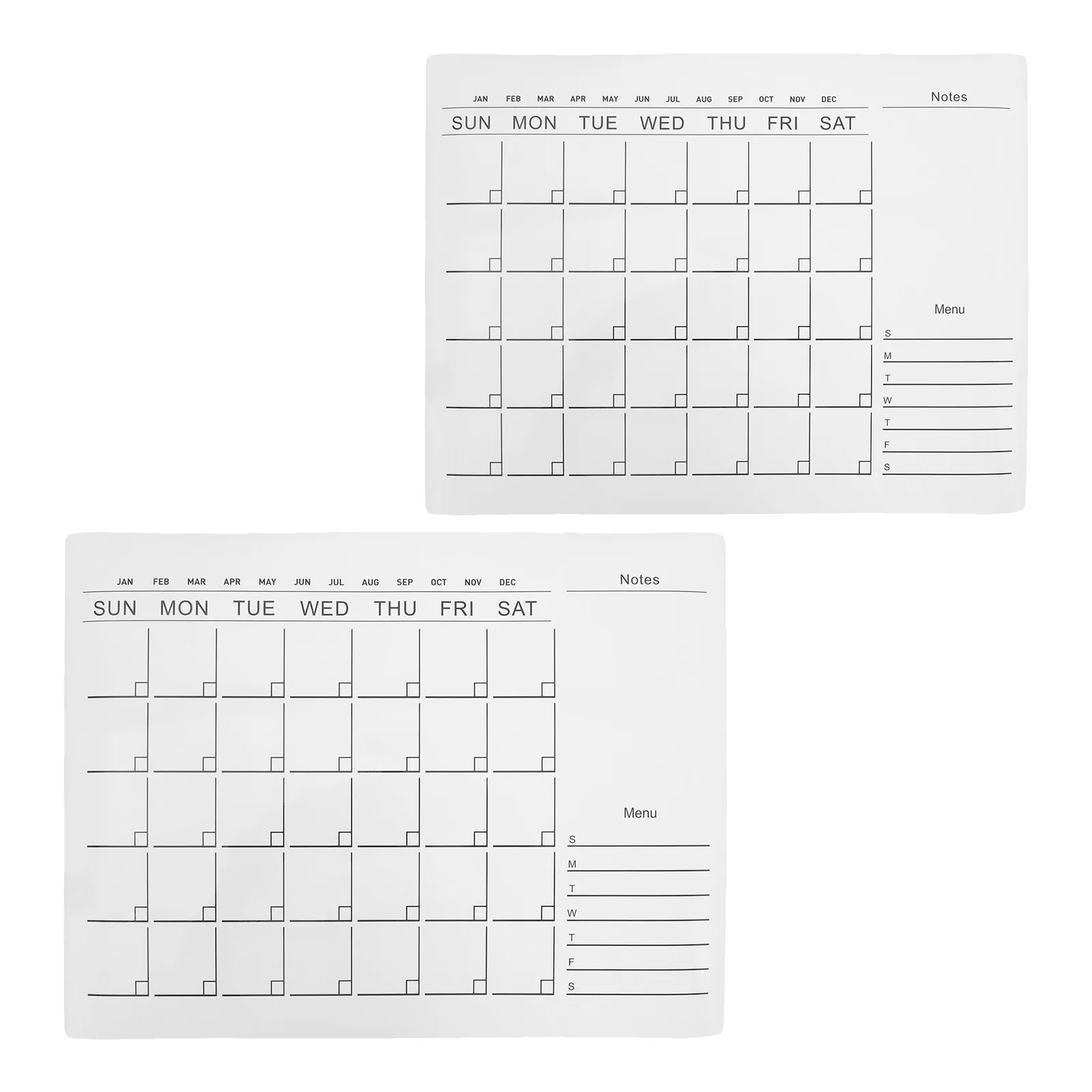 2Pcs Dry Erase Whiteboard Monthly Planner Calendar Sticker Removable Self Adhesive Wall Organizer Home Office Classroom 40x30cm
2Pcs Dry Erase Whiteboard Monthly Planner Calendar Sticker Removable Self Adhesive Wall Organizer Home Office Classroom 40x30cm