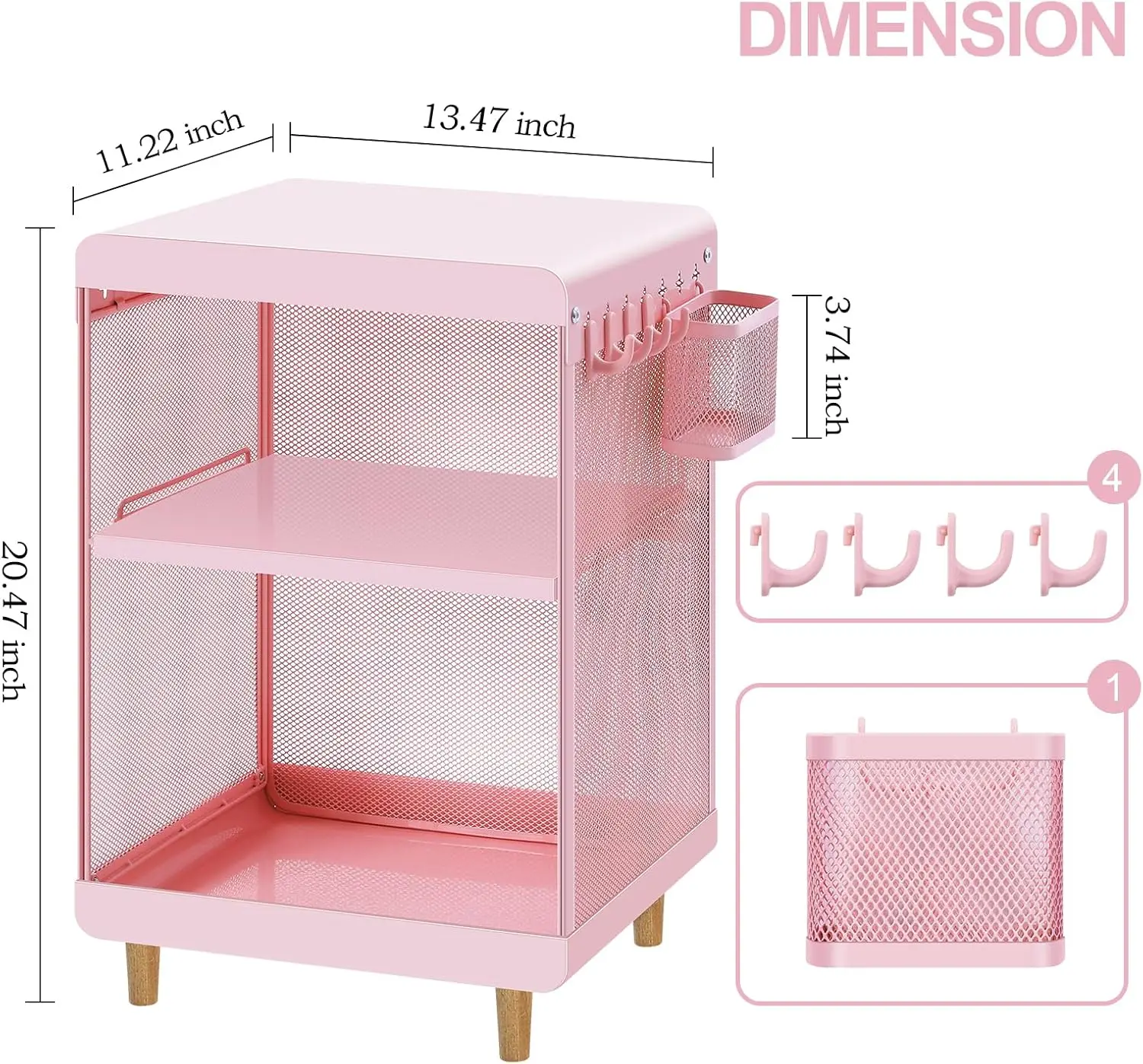 Cute Bedside Nightstand Table, Girls Metal Side Table, Kid End Table With Storage For Living Room Bedroom Kid'S Room Dorm
Cute Bedside Nightstand Table, Girls Metal Side Table, Kid End Table With Storage For Living Room Bedroom Kid'S Room Dorm