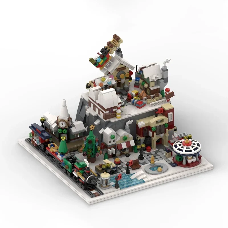 1533pcs Winter Wonderland - Winter Village Architecture Building Blocks Moc Bricks Kids Assembly Toy present
1533pcs Winter Wonderland - Winter Village Architecture Building Blocks Moc Bricks Kids Assembly Toy present