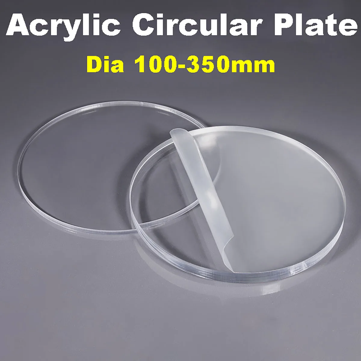1Pcs Transparent Acrylic Round Sheets Organic Glass Plate Round Disc Clear Board For DIY Cake Topper Baking Decor Photo Display
1Pcs Transparent Acrylic Round Sheets Organic Glass Plate Round Disc Clear Board For DIY Cake Topper Baking Decor Photo Display
