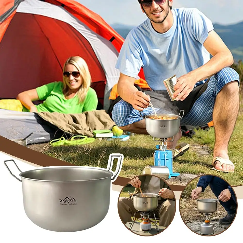 Titanium Purified Folding Camping Pot 304 Stainless Steel Antibacterial Outdoor Cookware for Noodles Hot Pot Soup
Titanium Purified Folding Camping Pot 304 Stainless Steel Antibacterial Outdoor Cookware for Noodles Hot Pot Soup