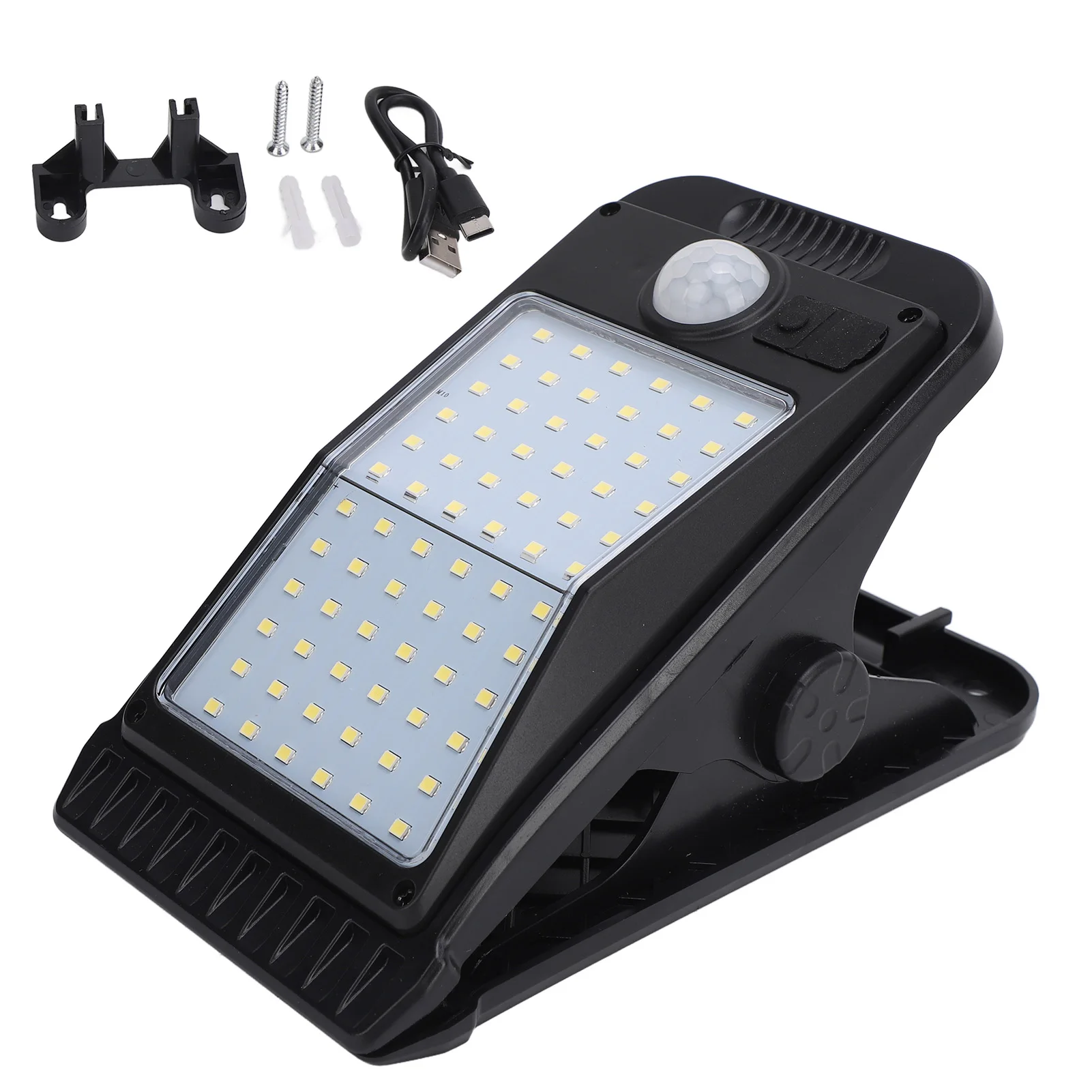 Clip On Solar Motion Light 72 LED Beads IP65 Waterproof Portable Solar Lamps for Garden Yard Outdoor White Light
Clip On Solar Motion Light 72 LED Beads IP65 Waterproof Portable Solar Lamps for Garden Yard Outdoor White Light