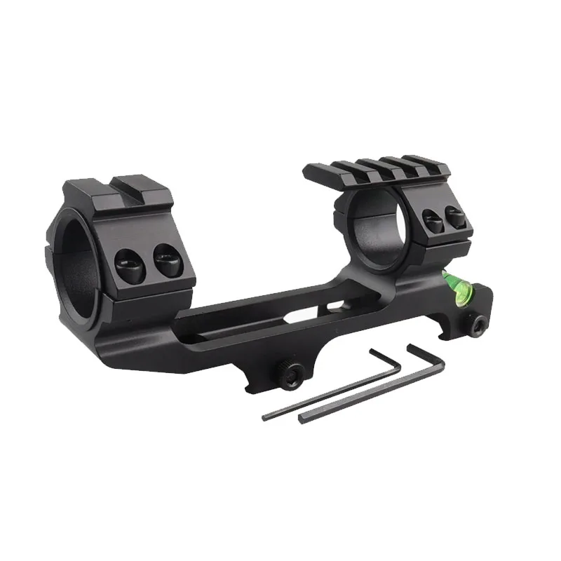 25.4/30 mm Sight scope mounting base. Double-ring design. Equipped with a level. 20 mm. Quick-release type.
25.4/30 mm Sight scope mounting base. Double-ring design. Equipped with a level. 20 mm. Quick-release type.
