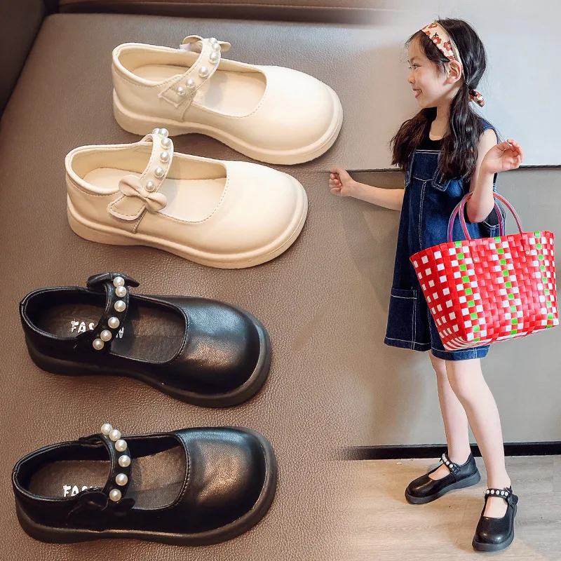 Girls Shoes Kids School Leather Shoes For Student Black Single Shoes Children Dress Shoes For Spring Fall Beige White 3-13T
Girls Shoes Kids School Leather Shoes For Student Black Single Shoes Children Dress Shoes For Spring Fall Beige White 3-13T
