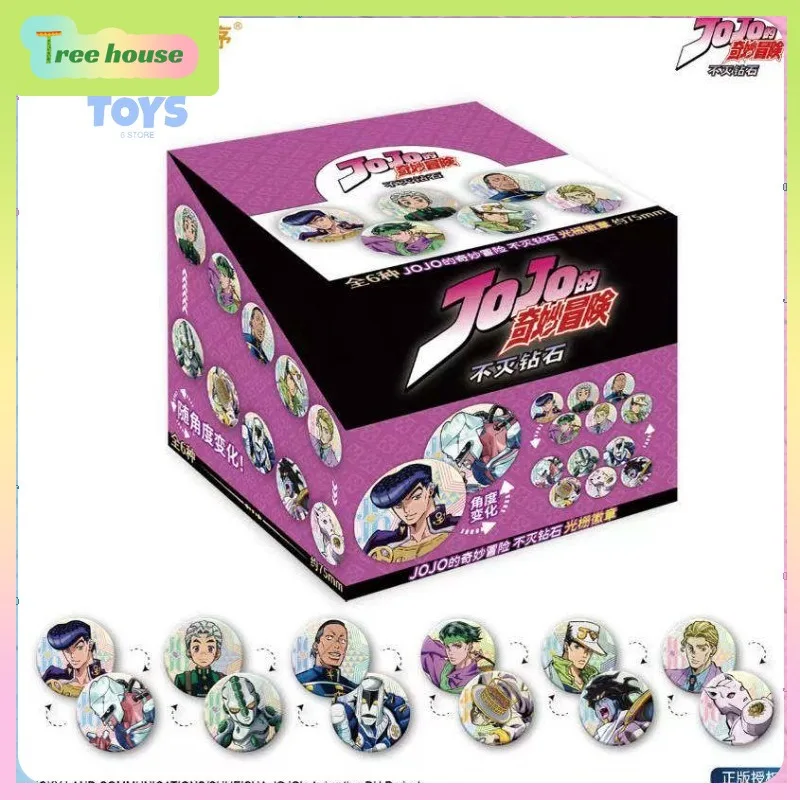 "Authentic JoJo Anime Merch: Diamond is Unbreakable Lenticular Badge Blind Box | Official Collectible Pin" Collecting Doll
"Authentic JoJo Anime Merch: Diamond is Unbreakable Lenticular Badge Blind Box | Official Collectible Pin" Collecting Doll