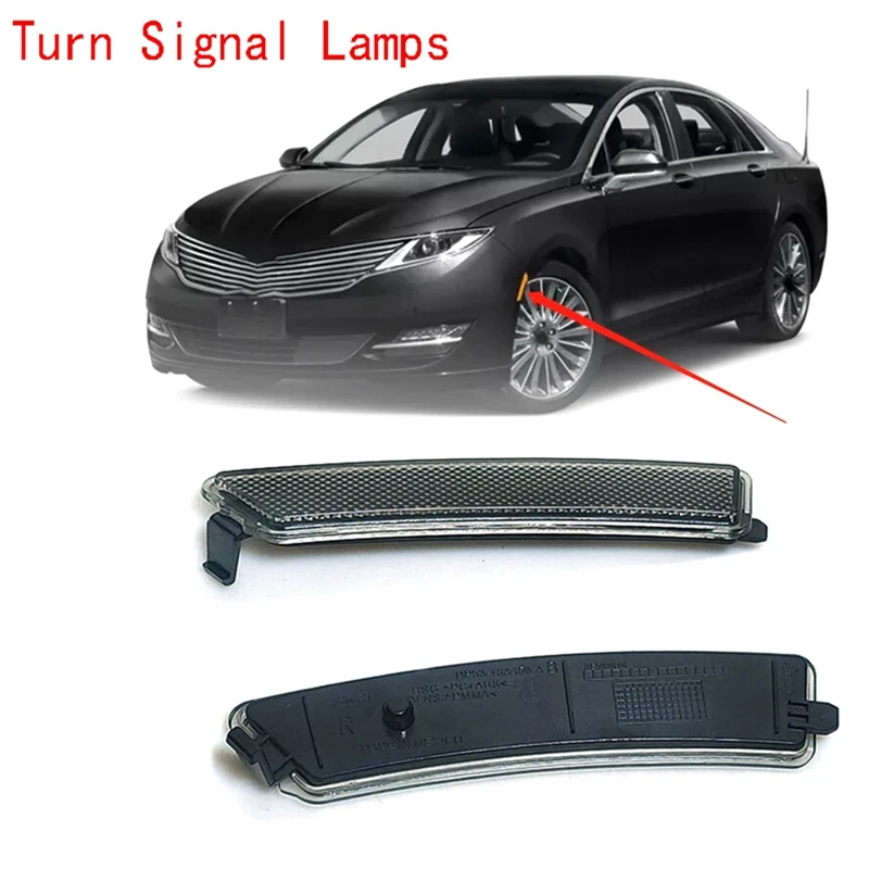 1 Pair Front Bumper Reflector Side Marker Lights Turn Signal Lamps Parts For Lincoln MKZ 2013-2016
1 Pair Front Bumper Reflector Side Marker Lights Turn Signal Lamps Parts For Lincoln MKZ 2013-2016