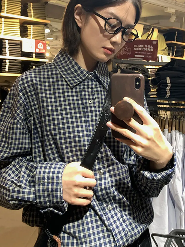 American Retro Plaid Long Sve Casual Loose Men's irt Outerwear Breathable Button-Up Spring Autumn Seasonal Clothing
American Retro Plaid Long Sve Casual Loose Men's irt Outerwear Breathable Button-Up Spring Autumn Seasonal Clothing