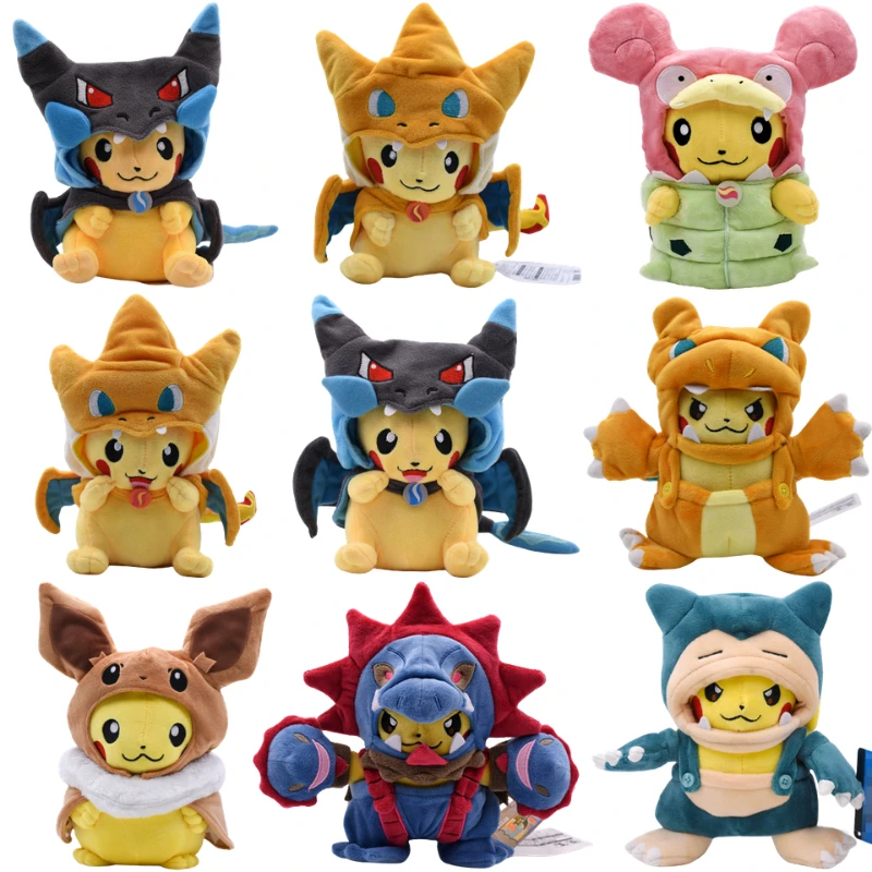 Pokemon Pikachu Cos Charizard X Y Eevee Snorlax Plush Toys Kawaii Anime Pikachu Tyranitar Garchomp Hydreigon Peluche Dolls Gifts
Pokemon Pikachu Cos Charizard X Y Eevee Snorlax Plush Toys Kawaii Anime Pikachu Tyranitar Garchomp Hydreigon Peluche Dolls Gifts