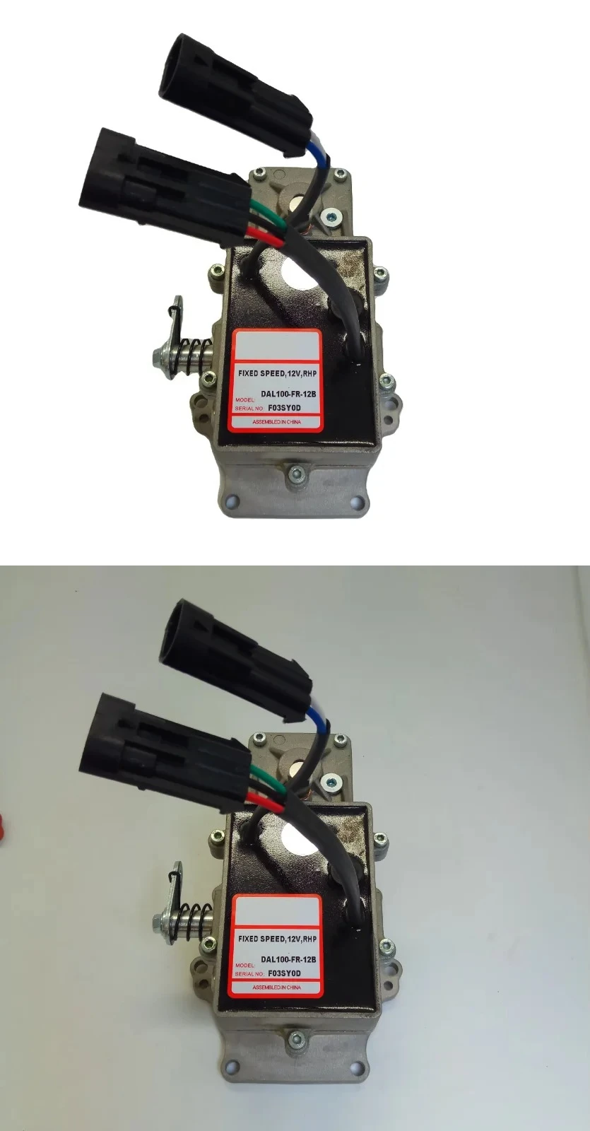 Oem Genu ine Genset Generator Parts Engine Actuator DAL100-FR-12B
Oem Genu ine Genset Generator Parts Engine Actuator DAL100-FR-12B