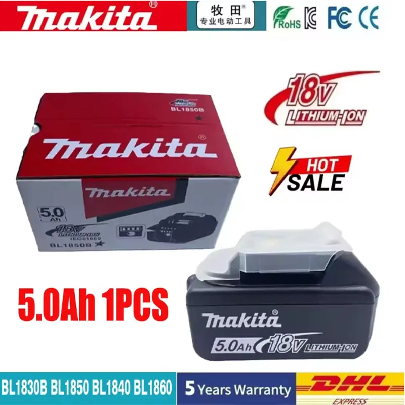 Makita , BL1860, BL1850, BL1850b, BL1840, BL1815 Original Tool Battery.Makita 18V Rechargeable Battery, Lithium Battery, 6.0Ah,
Makita , BL1860, BL1850, BL1850b, BL1840, BL1815 Original Tool Battery.Makita 18V Rechargeable Battery, Lithium Battery, 6.0Ah,