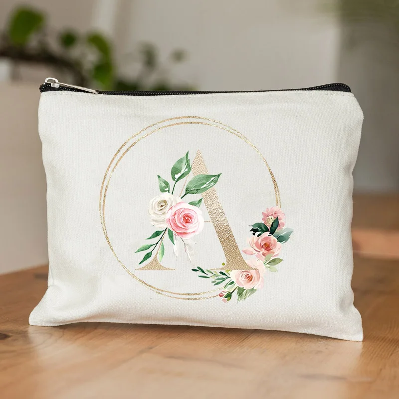 French Sytle A-Z Letter White Makeup Bags for Women with A Zipper Multi Functional Lightweight Storage Bag Best Wedding Gift
French Sytle A-Z Letter White Makeup Bags for Women with A Zipper Multi Functional Lightweight Storage Bag Best Wedding Gift