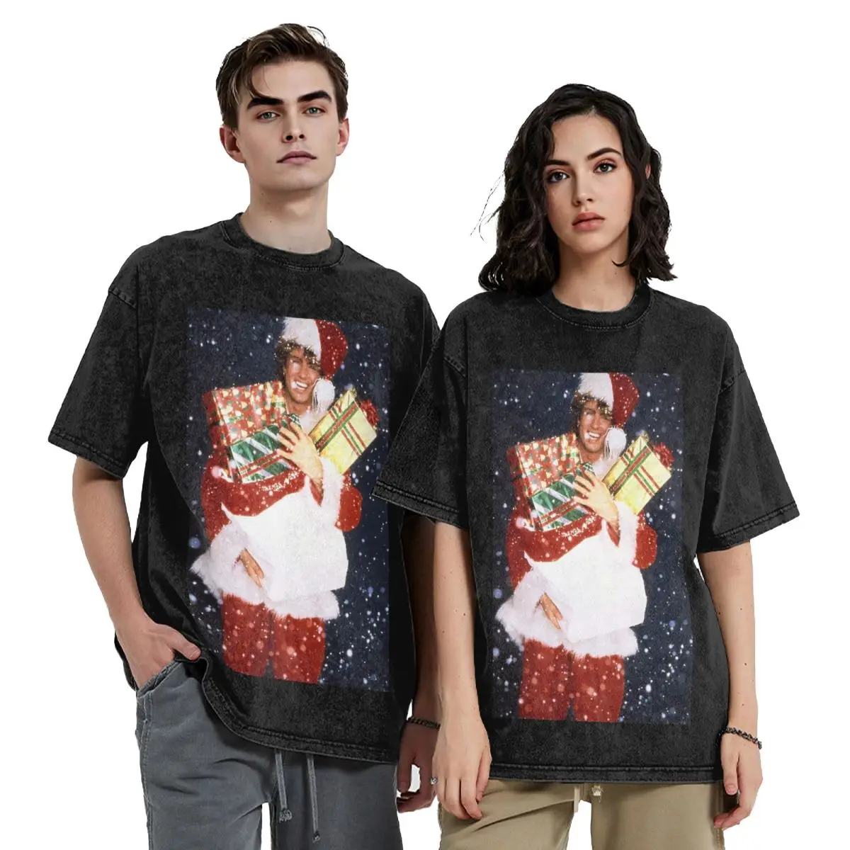 Streetwear T-Shirts Last Christmas Washed T Shirt Short Sleeve Hip Hop T-Shirt Tops Tees for Men Women
Streetwear T-Shirts Last Christmas Washed T Shirt Short Sleeve Hip Hop T-Shirt Tops Tees for Men Women