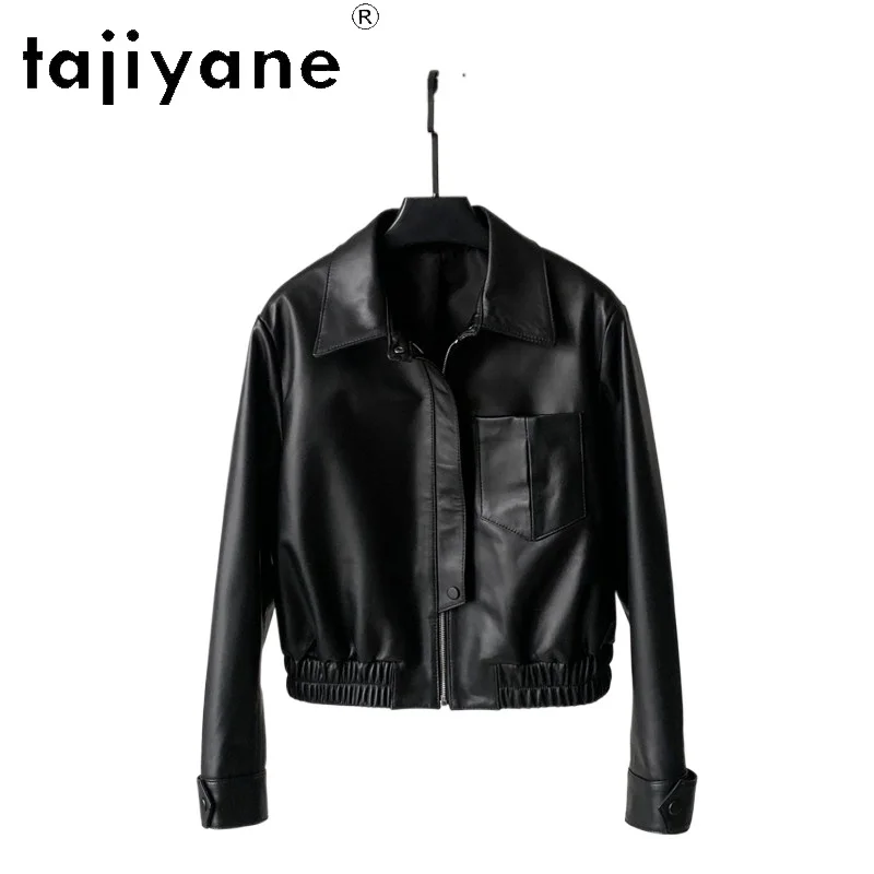 TAJIYANE Genuine Sheepskin Leather Jacket Woman Fashion Short Coat High Quality Real Leather Jackets 2026 Autumn Women Clothing
TAJIYANE Genuine Sheepskin Leather Jacket Woman Fashion Short Coat High Quality Real Leather Jackets 2026 Autumn Women Clothing