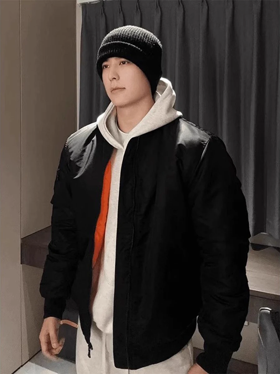 Мужская зимняя модная куртка-бомбер Bla Pilot из хлопка с утеплителем, в стиле бейсбольной формы, премиум-класса, с эффектом охлаждения, верхняя одежда из хлопка
Мужская зимняя модная куртка-бомбер Bla Pilot из хлопка с утеплителем, в стиле бейсбольной формы, премиум-класса, с эффектом охлаждения, верхняя одежда из хлопка