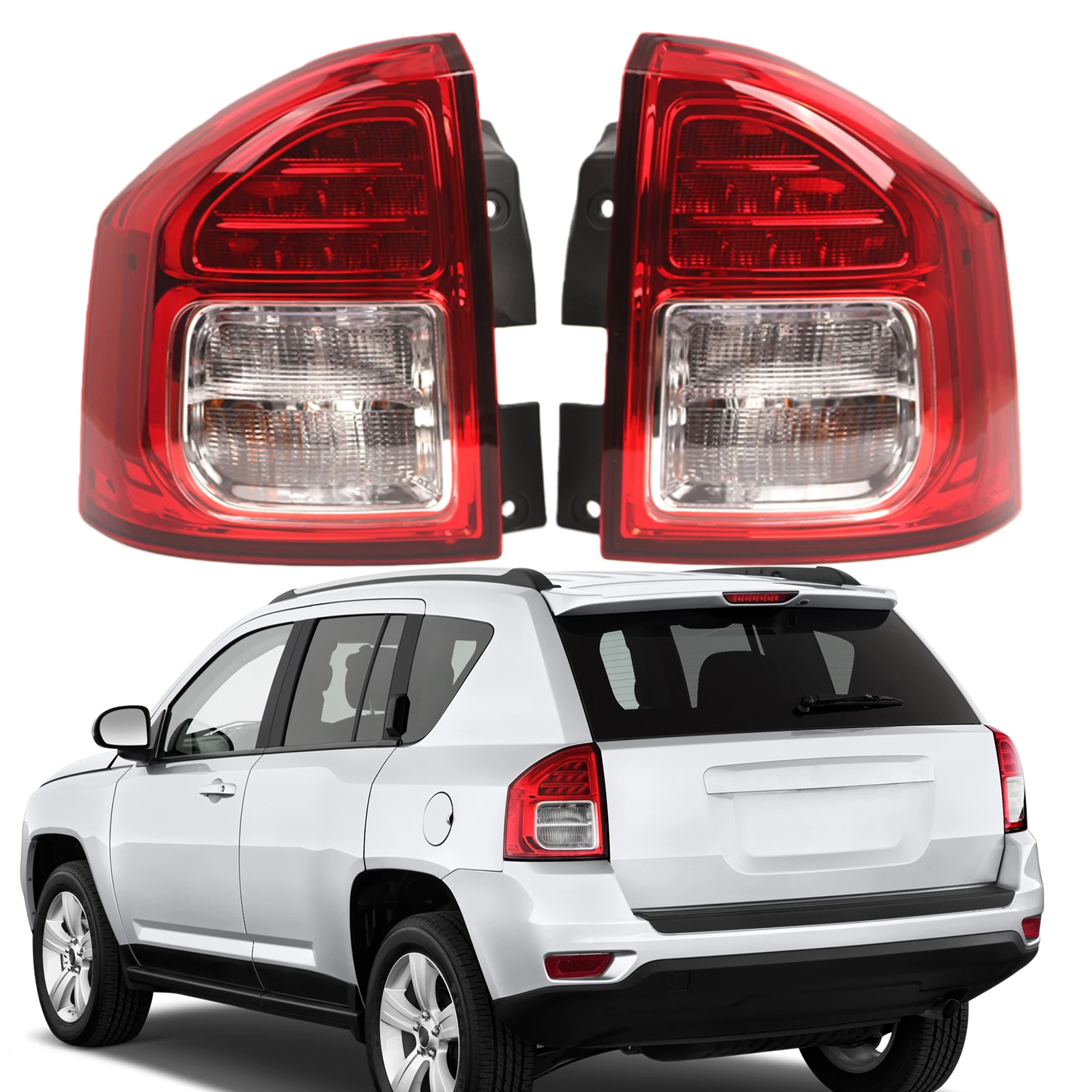 Задний фонарь LED для JEEP Compass 2011-2013, указатель поворота, стоп-сигнал, замена бокового заднего фонаря в сборе
Задний фонарь LED для JEEP Compass 2011-2013, указатель поворота, стоп-сигнал, замена бокового заднего фонаря в сборе