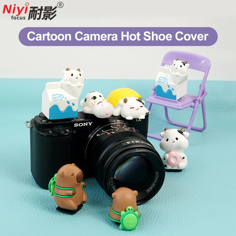 Universal Camera Hot Shoe Cover Cute Cow Design Protective Cover Cold Shoe Cap for Canon Nikon Olympus Fujifilm Sony A7iii Leica
Universal Camera Hot Shoe Cover Cute Cow Design Protective Cover Cold Shoe Cap for Canon Nikon Olympus Fujifilm Sony A7iii Leica