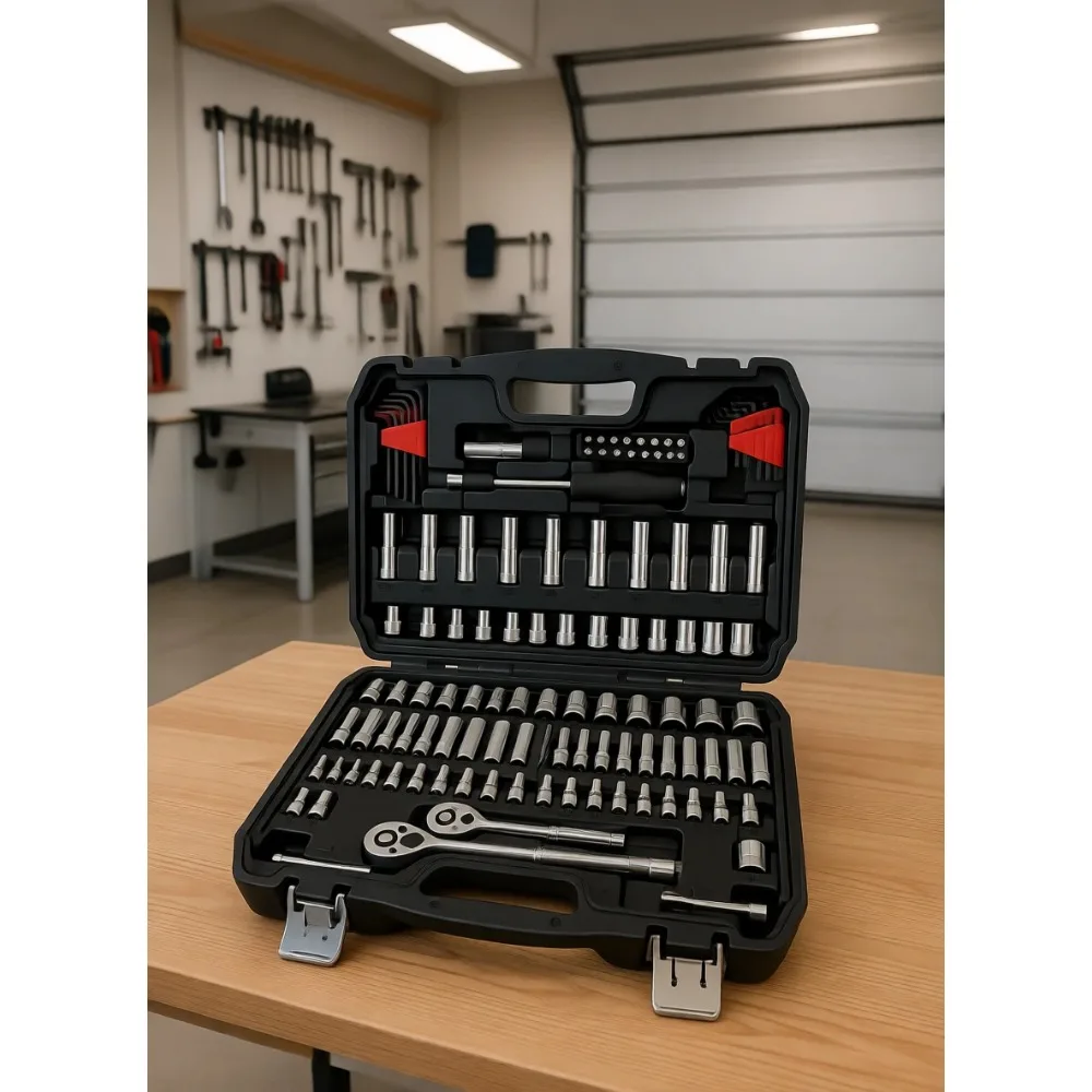 Mechanic Tool Socket Set 123 Pieces Storage Case Included
Mechanic Tool Socket Set 123 Pieces Storage Case Included