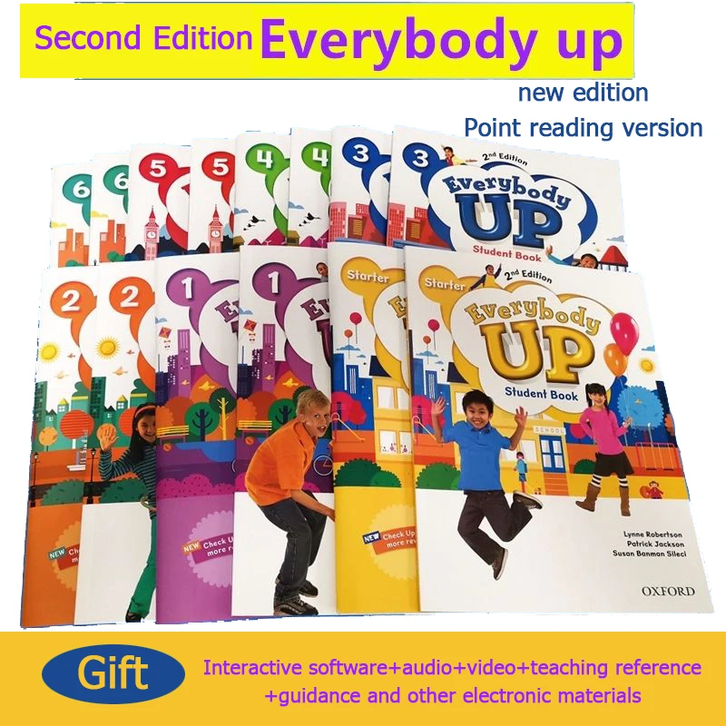 New 2nd edition Oxford everybody up textbook everybody up 1/2/3/4/5 textbook+point reading version
New 2nd edition Oxford everybody up textbook everybody up 1/2/3/4/5 textbook+point reading version
