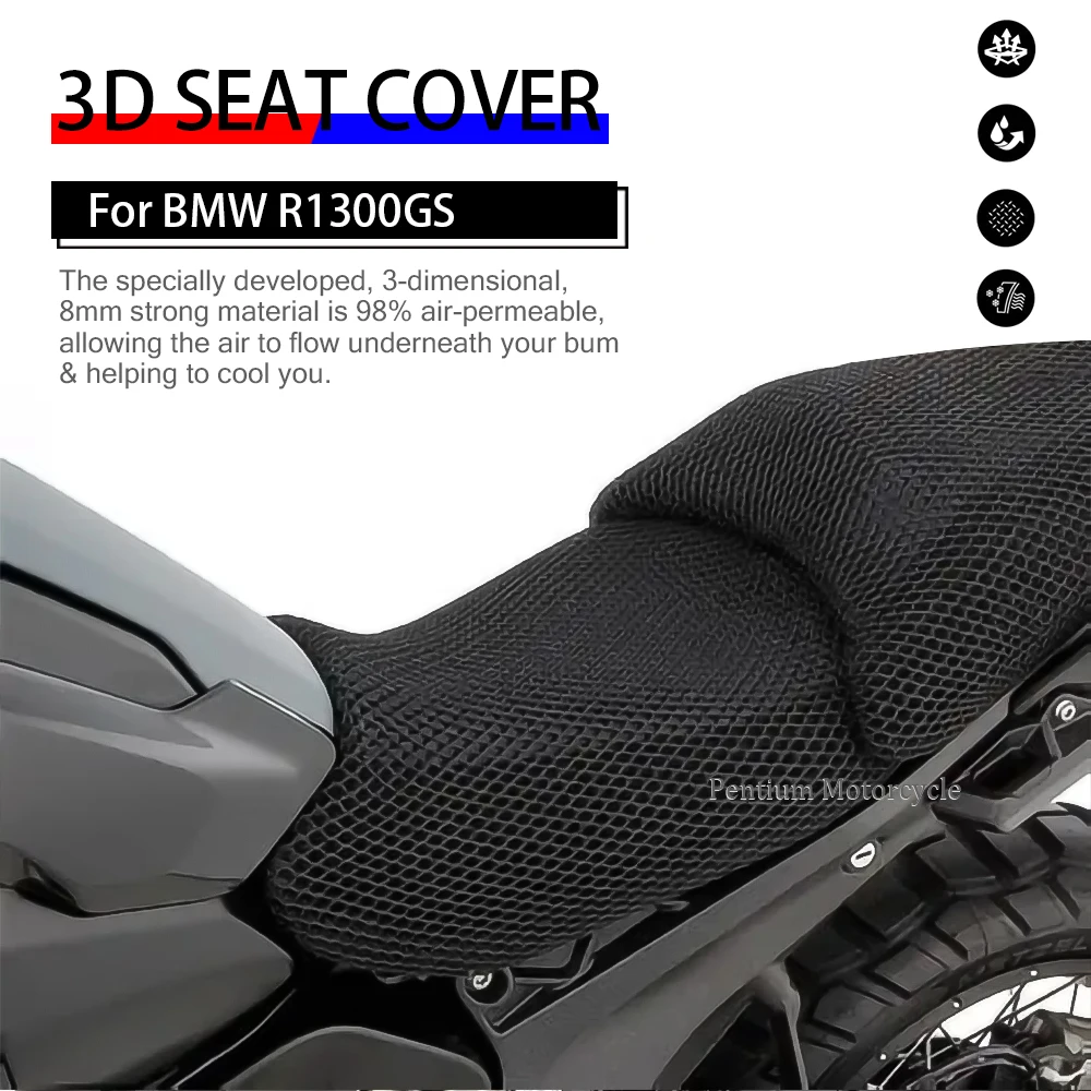 For BMW R1300GS GS1300 Accessories Motorcycle Air Flow Seat Cover Airflow Seat Protection Cushion R1300GS R 1300 GS Parts
For BMW R1300GS GS1300 Accessories Motorcycle Air Flow Seat Cover Airflow Seat Protection Cushion R1300GS R 1300 GS Parts