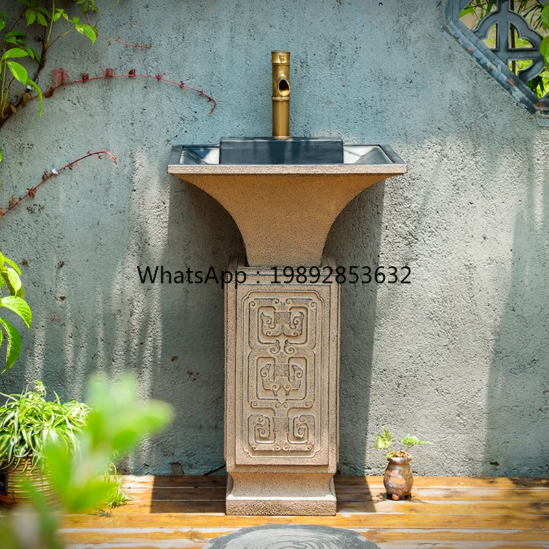 XL Outdoor Garden Ornament Standing Basin Floor Integrated Wash Basin Standing Basin Washstand
XL Outdoor Garden Ornament Standing Basin Floor Integrated Wash Basin Standing Basin Washstand