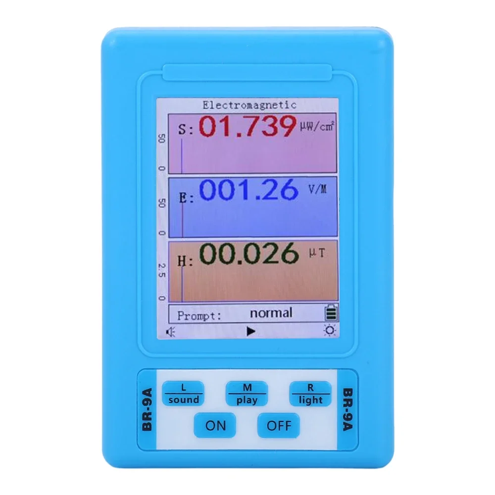 BR-9A Portable Electromagnetic Radiation Detector EMF Measuring Instrument High Accuracy Radiation Dosimeter Monitor
BR-9A Portable Electromagnetic Radiation Detector EMF Measuring Instrument High Accuracy Radiation Dosimeter Monitor