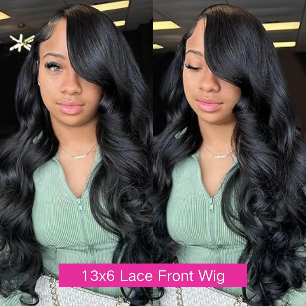 Body Wave Human Hair 13x6 HD Transparent Lace Frontal Wigs for Women Preplucked 40 30 Inch Black 13x4 Brazilian Hair Wigs
Body Wave Human Hair 13x6 HD Transparent Lace Frontal Wigs for Women Preplucked 40 30 Inch Black 13x4 Brazilian Hair Wigs