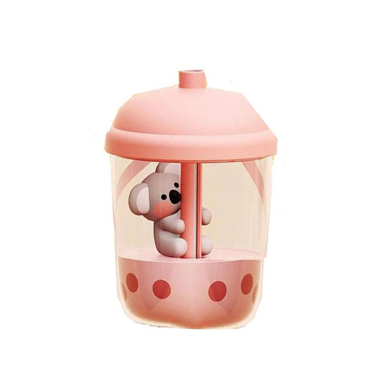 1 Pcs New Cute Koala Milk Tea Cup Humidifier High Fog Household Small Portable Desktop USB Mini Perfume,Pink
1 Pcs New Cute Koala Milk Tea Cup Humidifier High Fog Household Small Portable Desktop USB Mini Perfume,Pink